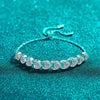 1 Carat Moissanite 925 Sterling Silver Bracelet