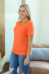 IN STOCK Sophie Pocket Tee - Pumpkin | Women's Short Sleeve