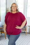 IN STOCK Darcy Dolman Top - Burgundy | Women's Flowy Top