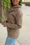 IN STOCK Classic Zoey ZipCowl Sweatshirt - Mocha