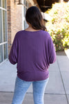 Darcy Dolman - Dark Purple | Women's Flowy Top