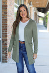 IN STOCK Classic Cardigan - Olive