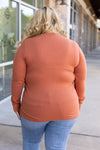 Leah Long Sleeve Top - Pumpkin | Women's Casual Top