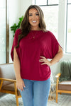 IN STOCK Darcy Dolman Top - Burgundy | Women's Flowy Top