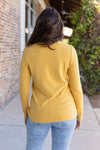 Leah Long Sleeve Top - Mustard | Women's Casual Top