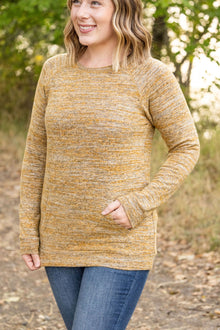  IN STOCK Hannah Pocket Pullover - Mustard