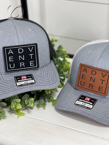  Adult Adventure Sqaure Patch Snapback Hat