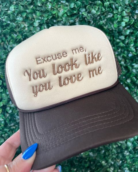 Adult You Look Like You Love Me Foam Embroidered Foam Snapback Hat