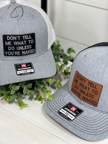  Adult Don't Unless You're Naked Patch Snapback Hat