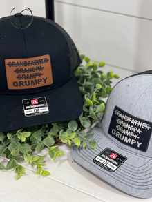  Adult Grumpy Grandpa Patch Snapback Hat