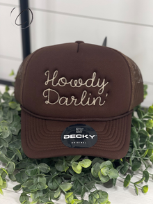  Adult Howdy Darlin' Embroidered Foam Snapback Hat