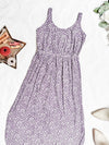 IN STOCK Reagan Ribbed Midi Dress - Lavender Floral | Women's Dress