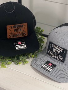  Adult I Work With Strippers Patch Snapback Hat