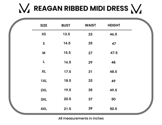 Reagan Ribbed Midi Dress - Rust | Women's Dress