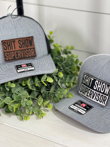  Adult Shit Show Supervisor Patch Snapback Hat