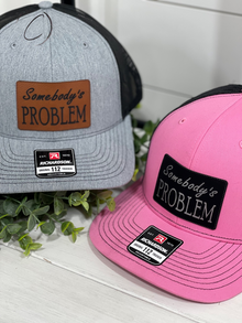  Adult Somebody's Problem Patch Snapback Hat