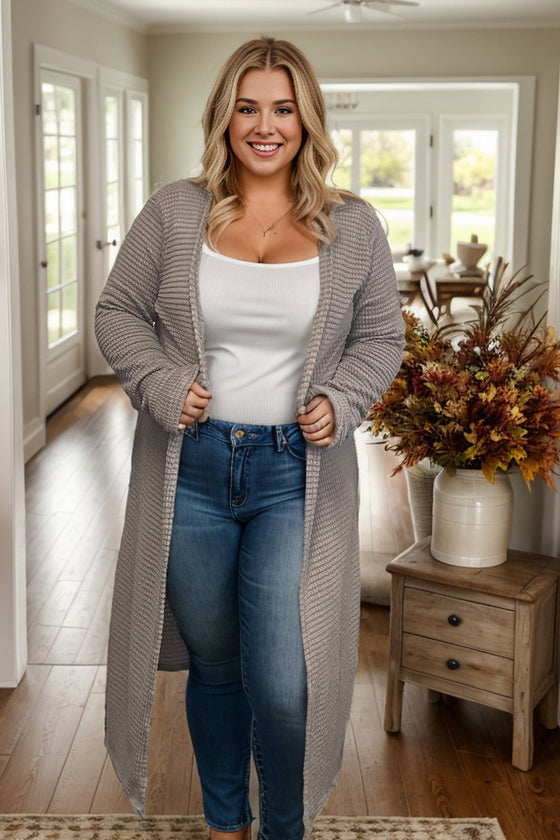 The Perfect Outing - Mocha Cardigan