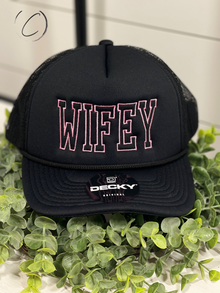  Adult WIFEY Embroidered Foam Snapback Hat