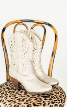  Houston Western Boots in Champagne