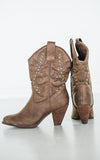 Houston Western Boots in Taupe