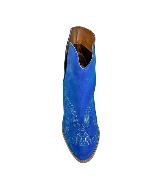 Journee Ankle Boots in Blue