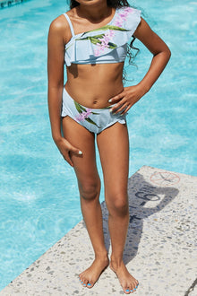  Marina West Swim Vacay Mode Two-Piece Swim Set in Pastel Blue