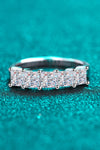 Romantic Surprise 2 Carat Moissanite Rhodium-Plated Ring