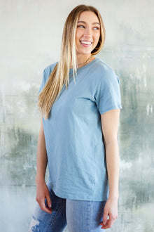  Cardinal Short Sleeve Tee in Blue Grey