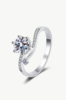  On My Mind 925 Sterling Silver Moissanite Ring