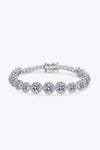 925 Sterling Silver 10.4 Carat Moissanite Bracelet