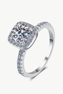  Square Moissanite Ring